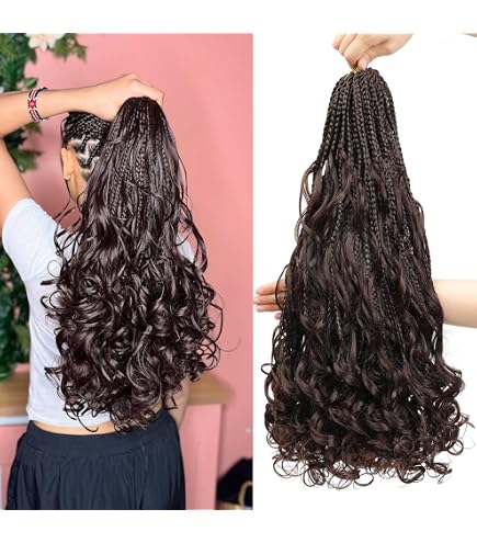 Amazon.com : COOKOO 24 Inch Pre Looped French Curl Crochet Braids